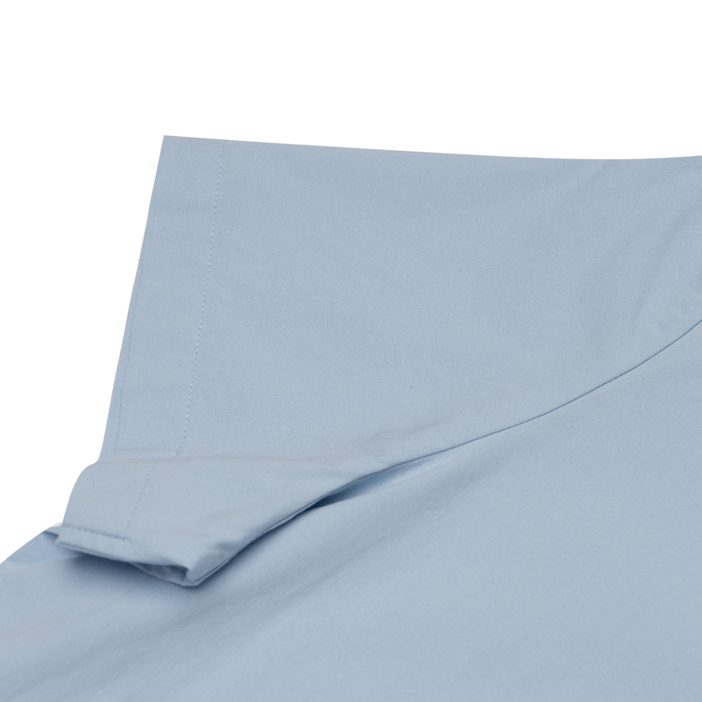 Women's Poplin Round Neck Shirt (05343216) - 18 - Cashmere Blue