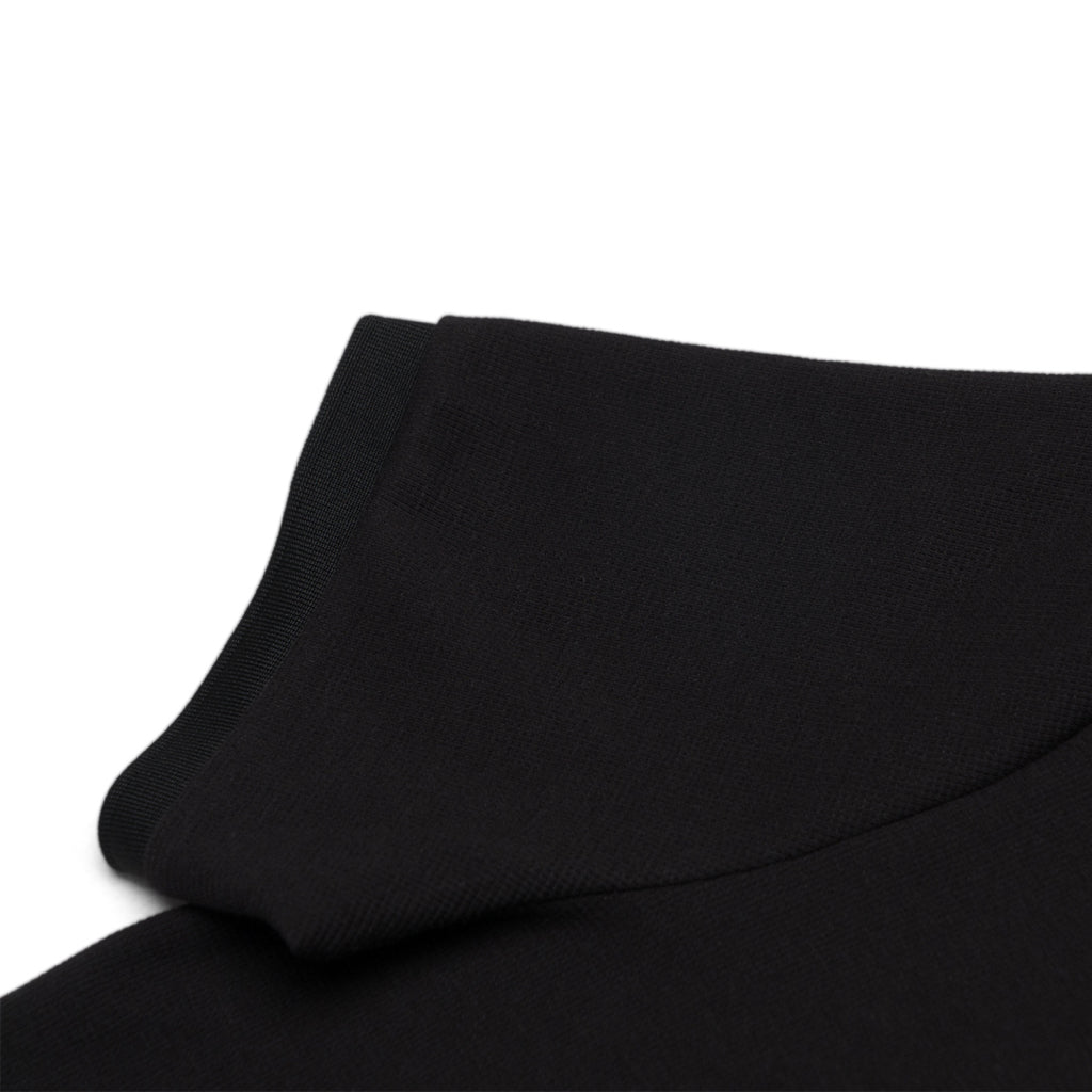 GIORDANO Men's Cotton Polyester Waffle Polo (01013253) - 02 - Signature Black