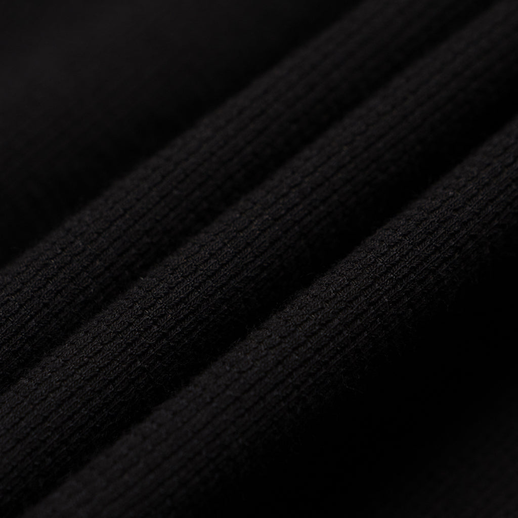 GIORDANO Men's Cotton Polyester Waffle Polo (01013253) - 02 - Signature Black