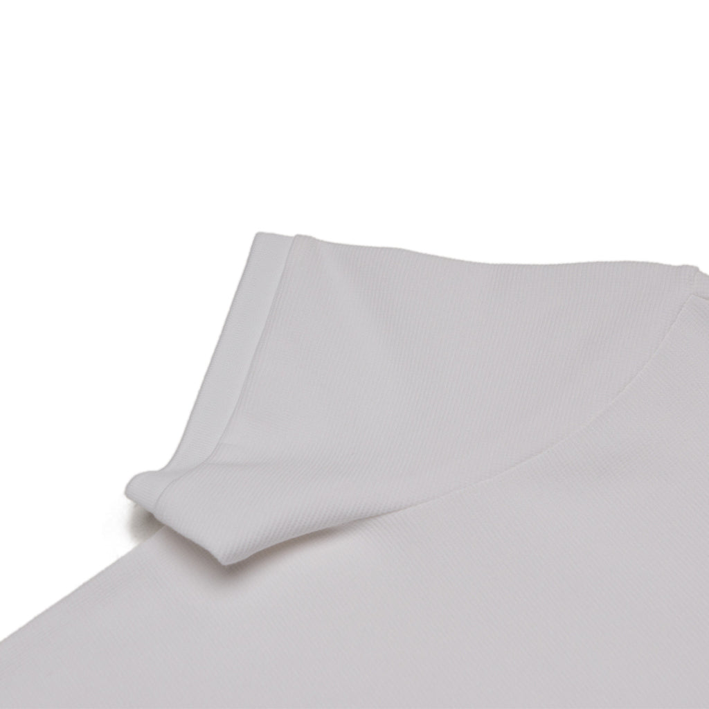 GIORDANO Women's Cotton Polyester Waffle Polo (05313253) - 01 - Signature White