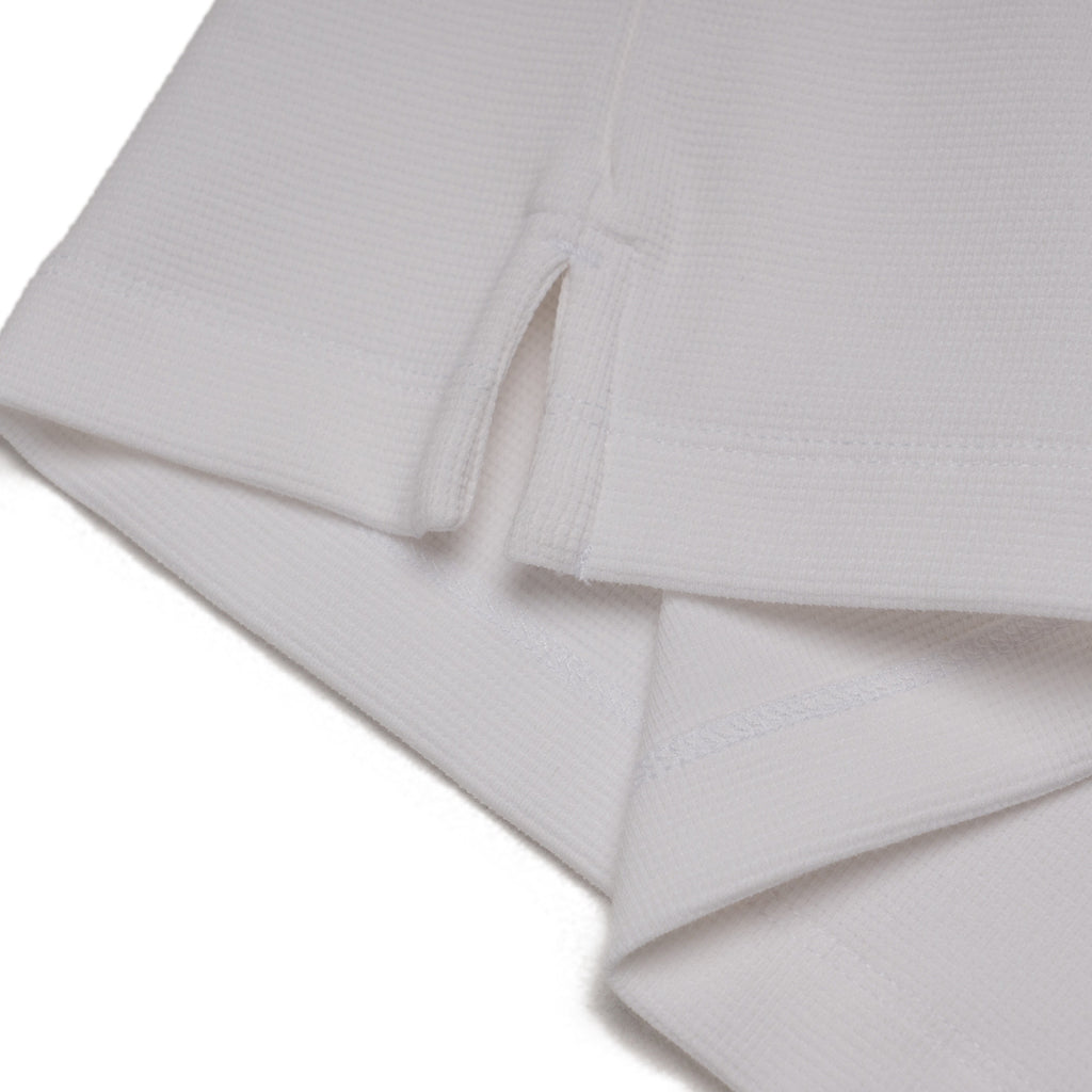 GIORDANO Women's Cotton Polyester Waffle Polo (05313253) - 01 - Signature White