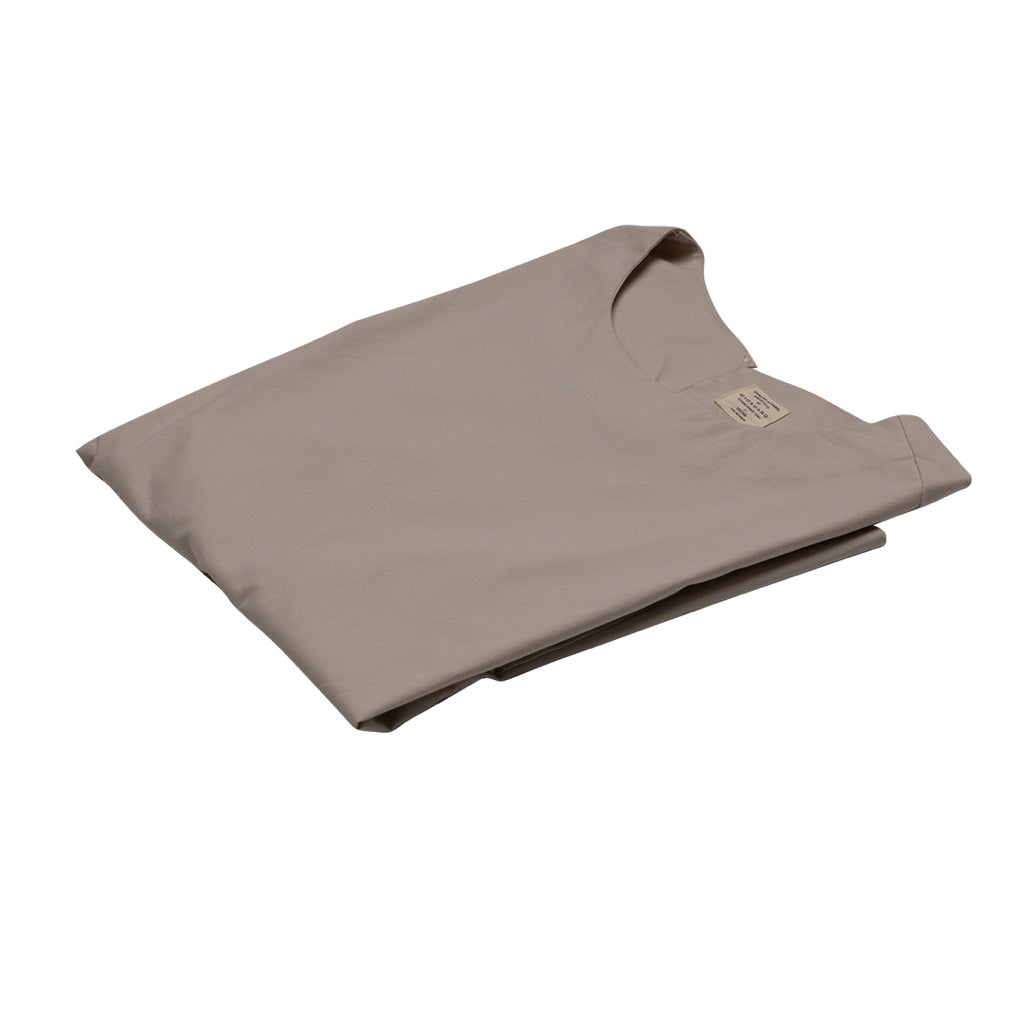 Women's Poplin Round Neck Shirt (05343216) - 12 - Lt. Khaki