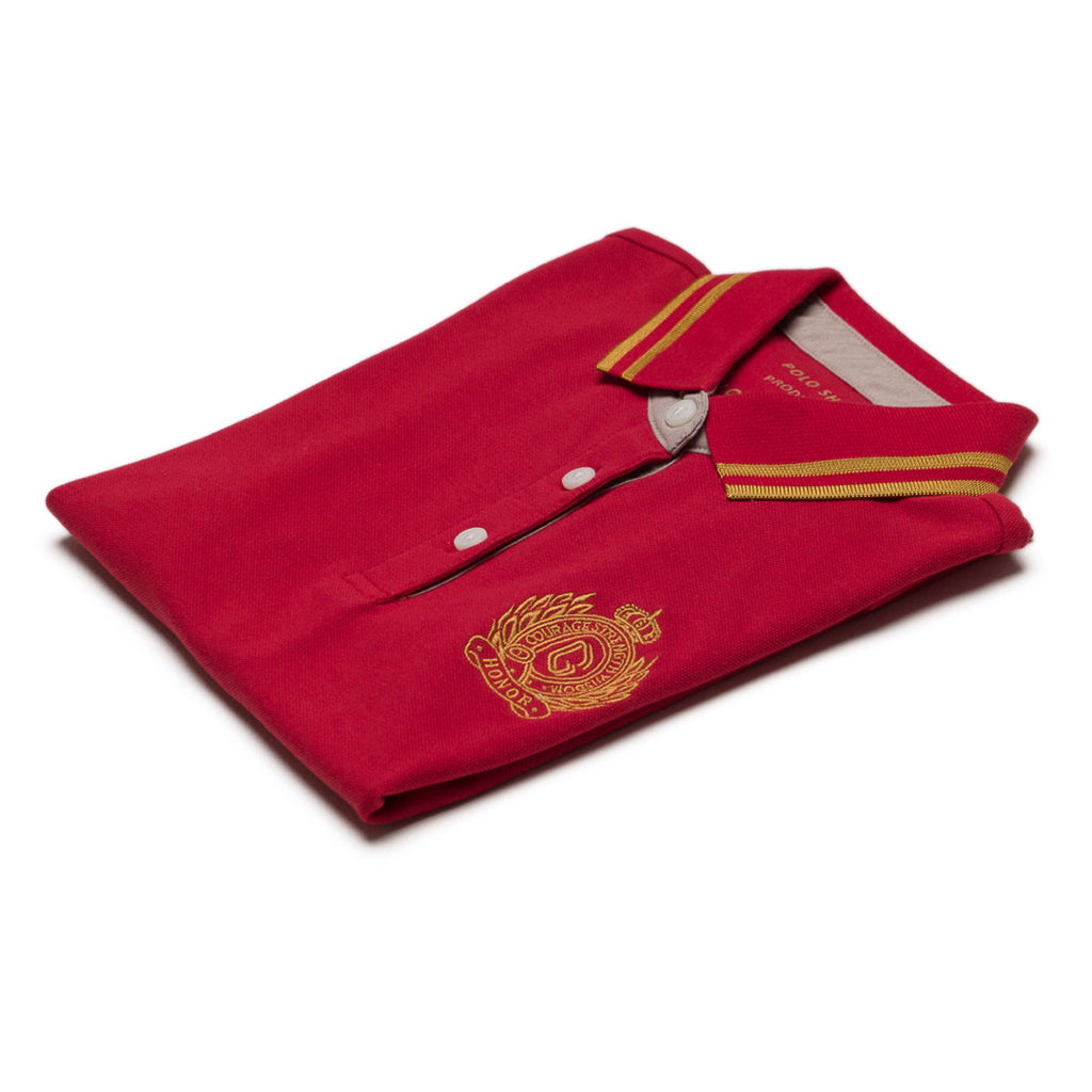 GIORDANO Women's Bold Polo (05310322) - 73 - Haute Red