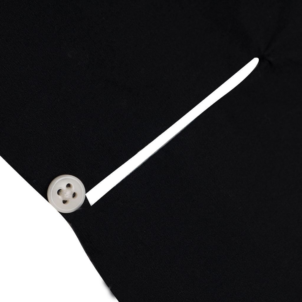 GIORDANO Women's Poplin Round Neck Shirt (05343216) - 11 - Signature Black