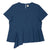 Women's Poplin Round Neck Shirt (05343216) - 21 - Airforce Blue