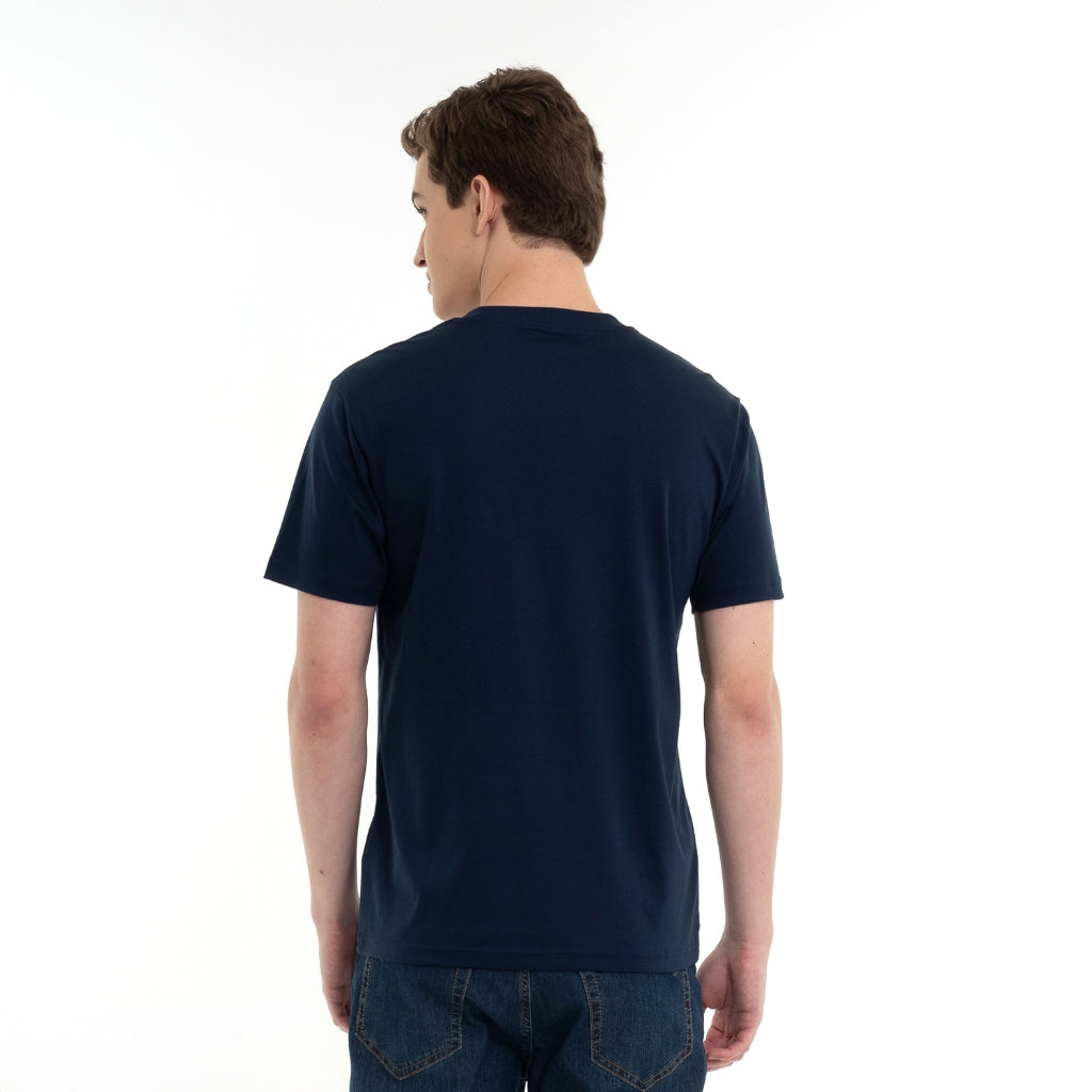 Men's Liquid Touch Crew Neck Tee (01023802) - 10 - New Navy
