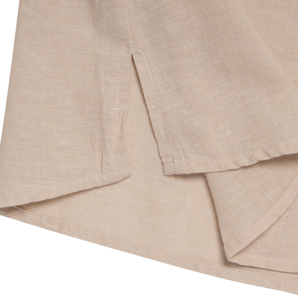 Women's Cotton Linen Poplin Shirt (05344207) - 04 - Khaki