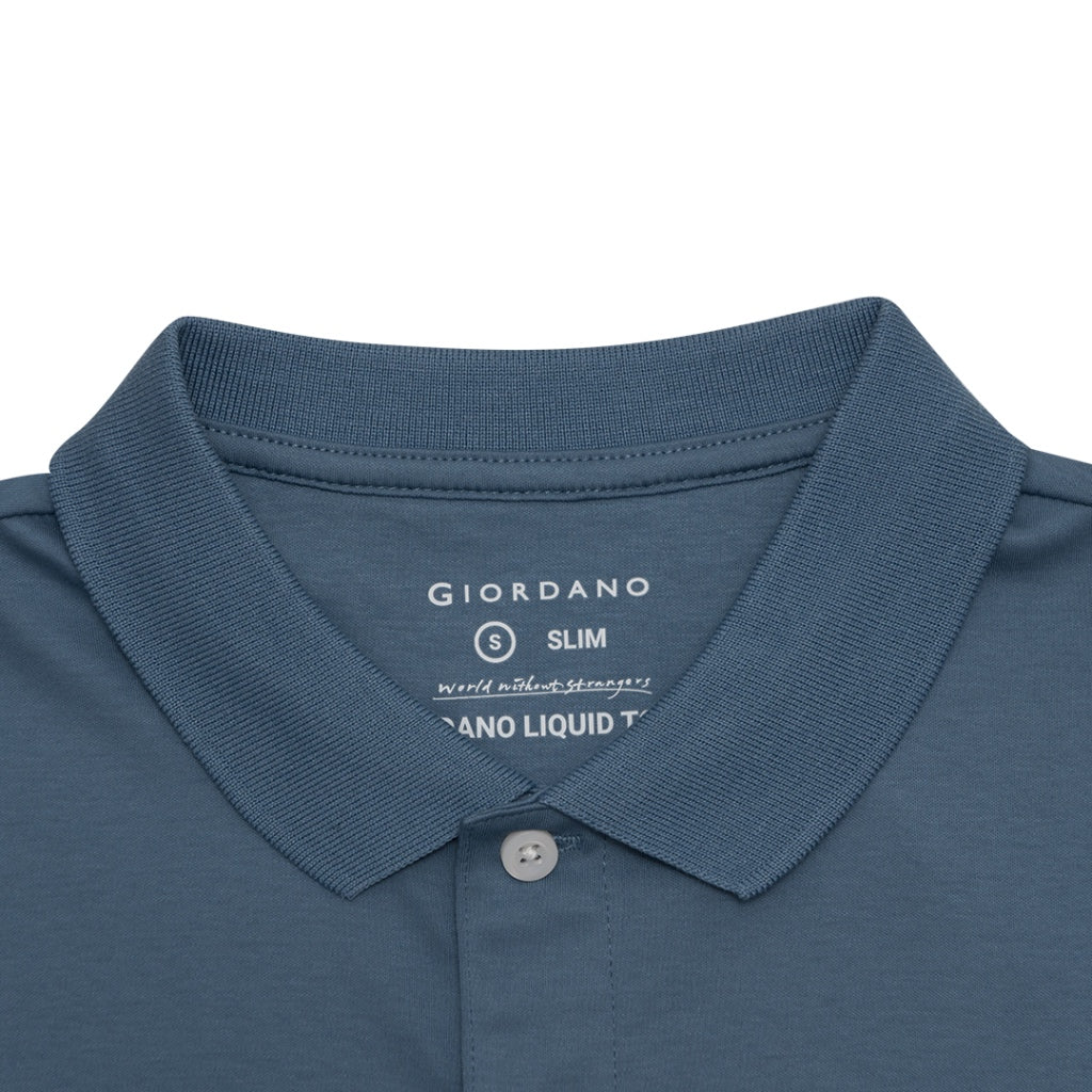 GIORDANO Men's Liquid Touch Polo (01012291) - 62 - Coronet Blue