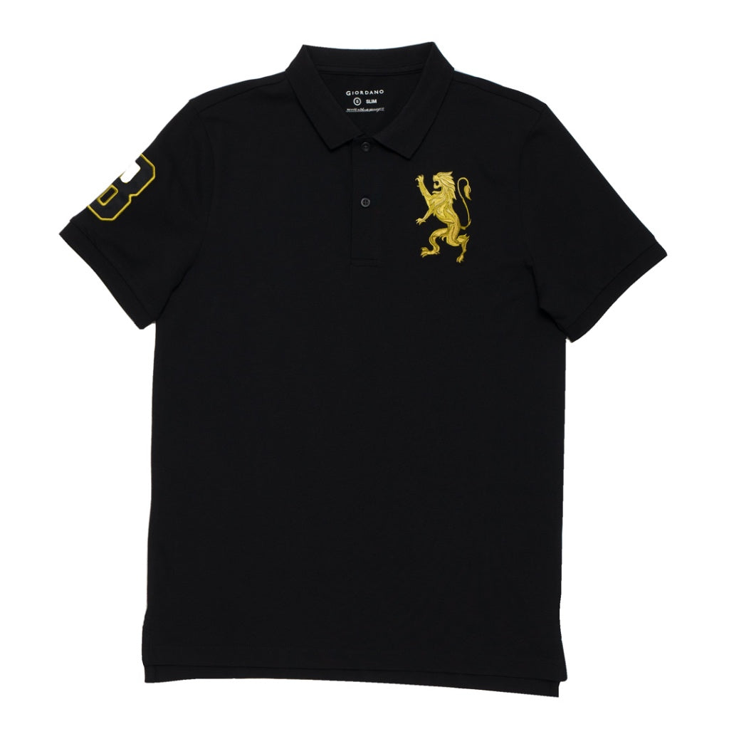 GIORDANO 3D Lion Polo (01014222) - 65 - Signature Black