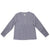 Women's Cotton Linen Mock Neck Boyfriend Shirt (05342212) - 08 - Blue
