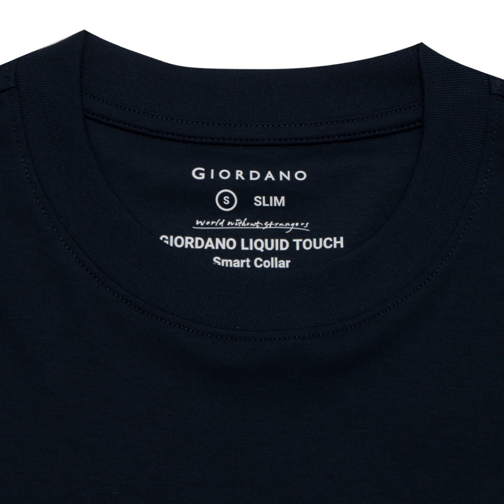 Men's Liquid Touch Crew Neck Tee (01023802) - 10 - New Navy
