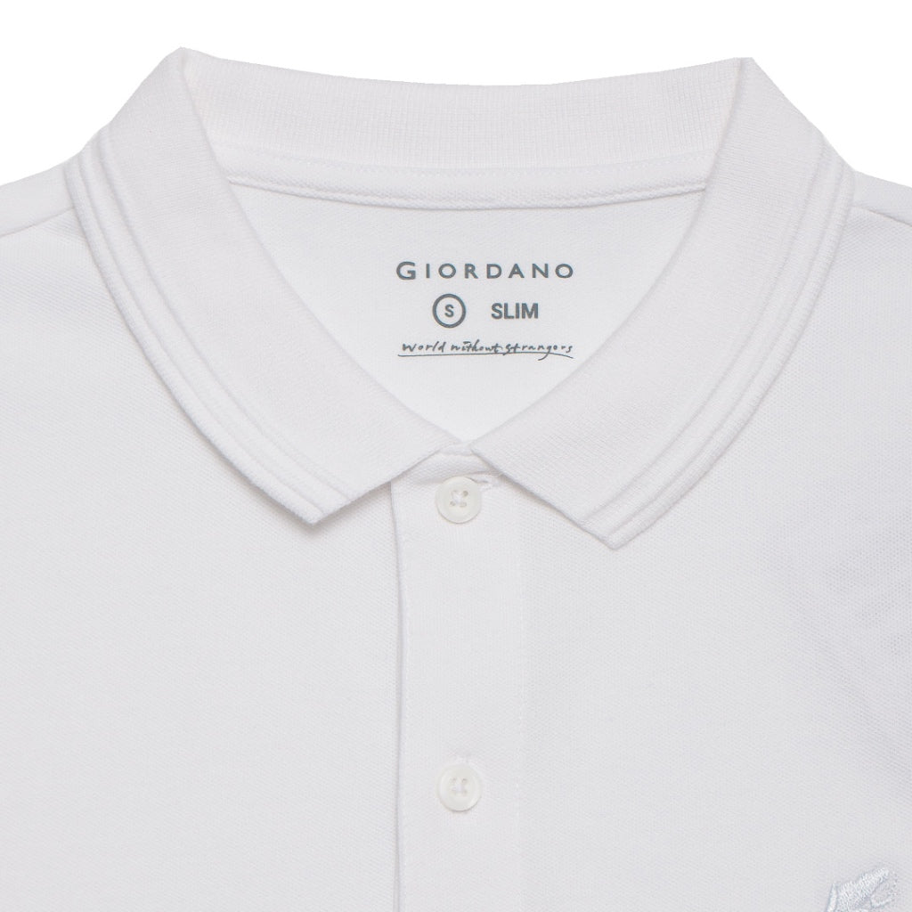 Men's Frog Polo (01014700) - 01 - Signature White