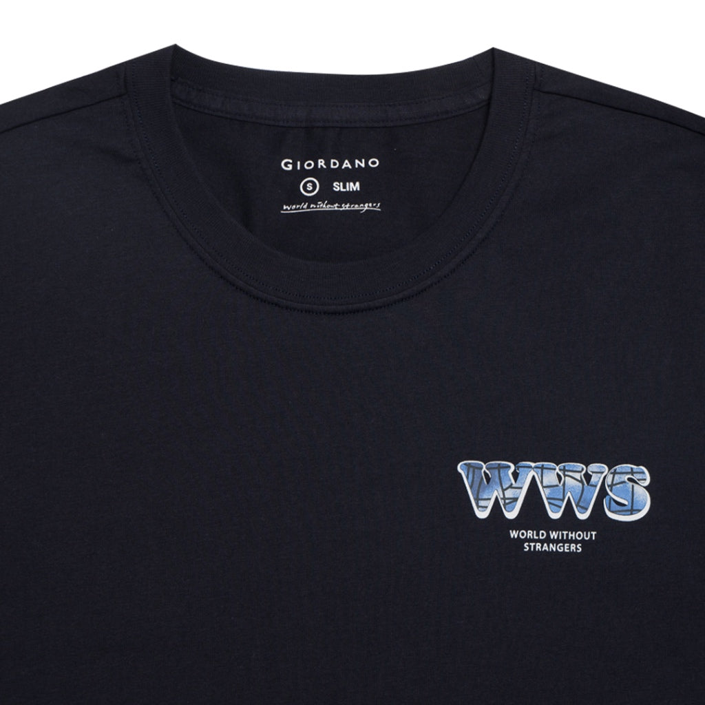 Men's WWS Printed Tee T-Shirt (01093308) - 20 - Signature Navy