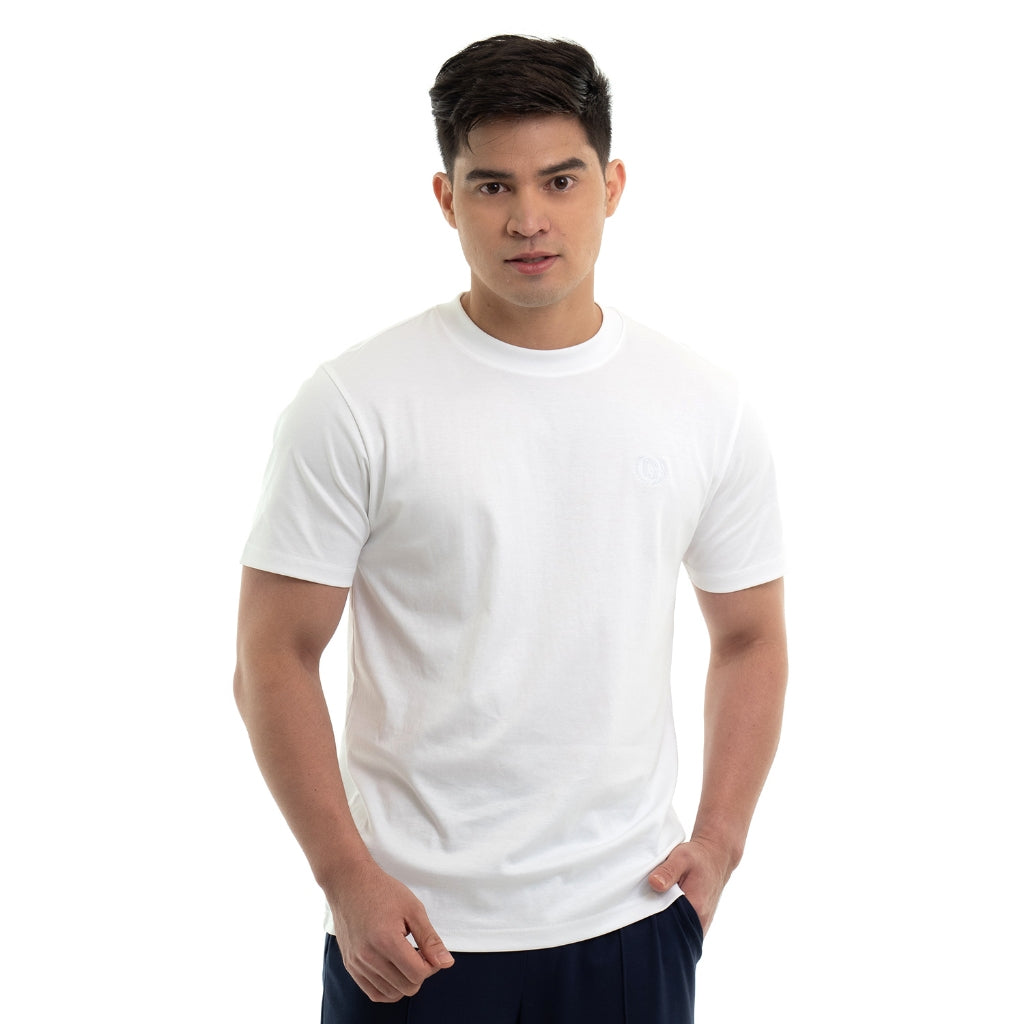 Men's Liquid Touch Crew Neck Tee (01023802) - 11- Signature White