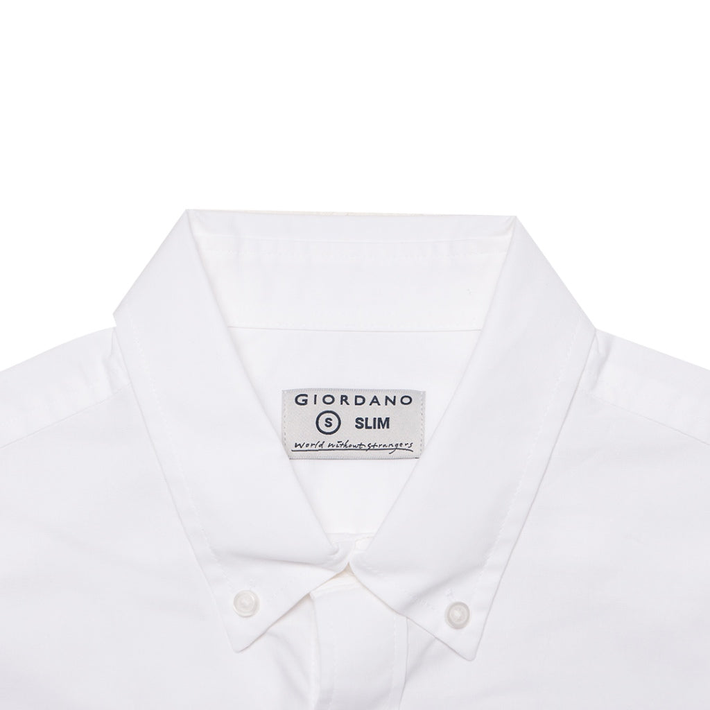 Men's Long Sleeves Pocket Shirt (01042002) - 11 - White
