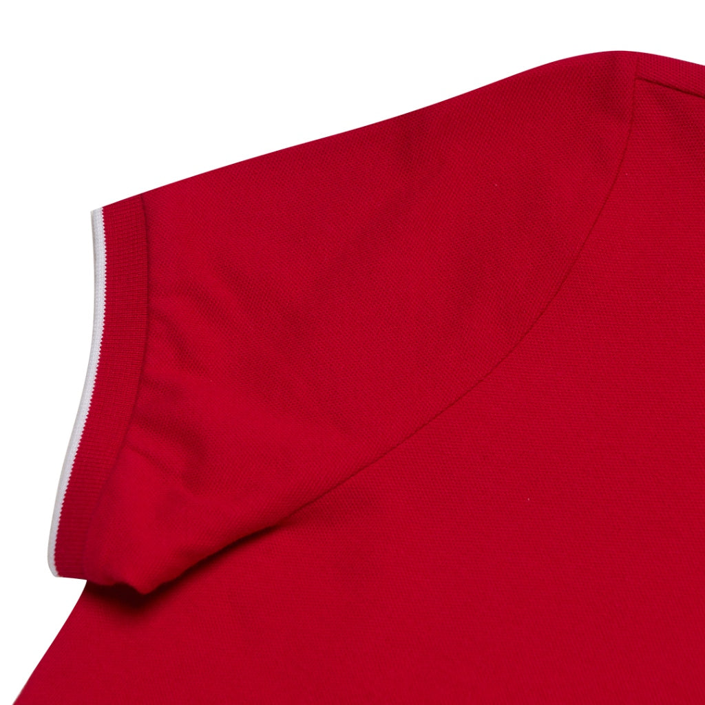 GIORDANO Women's Solid Polo (05312018) - 12 - Haute Red