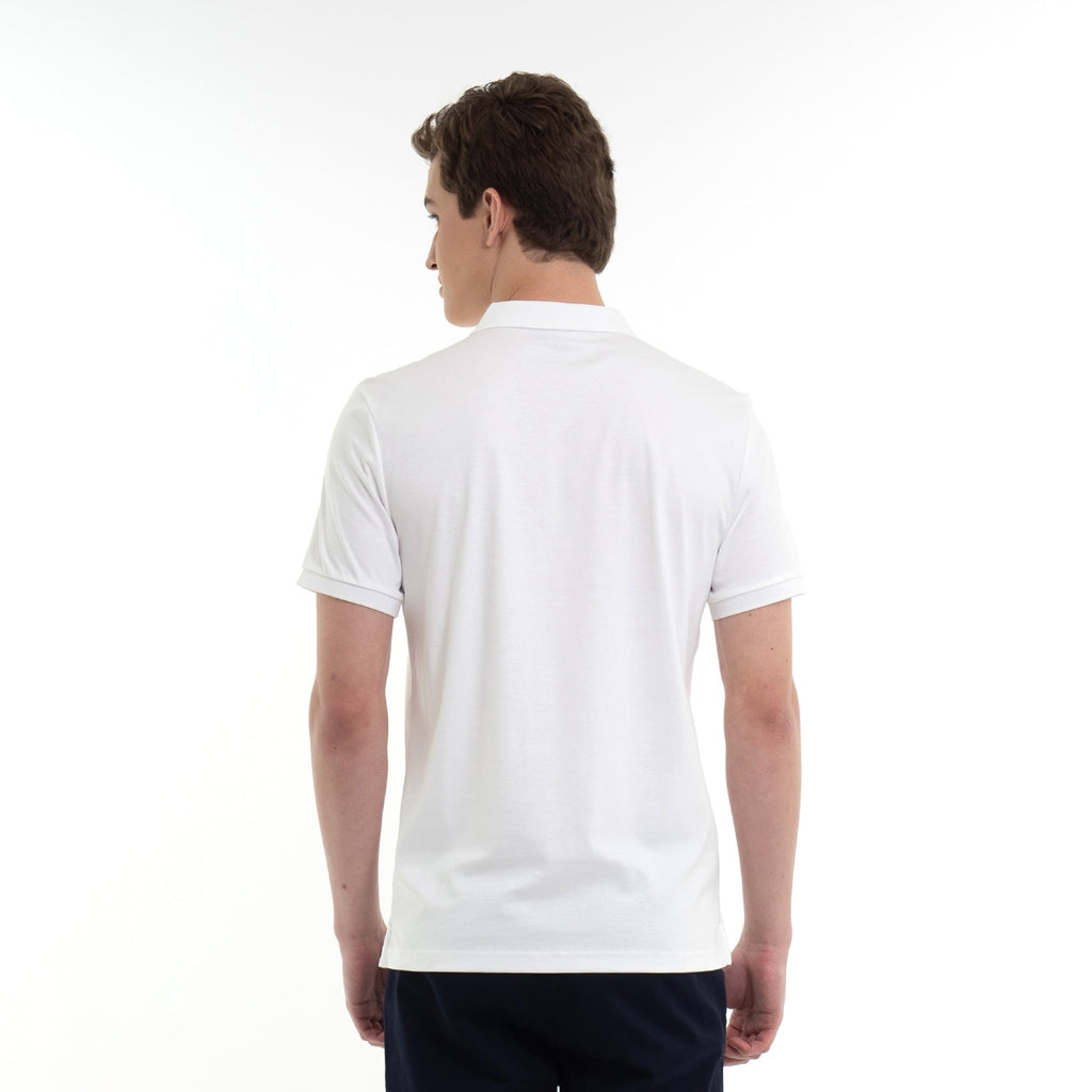 GIORDANO Men's Liquid Touch Polo (01012291) - 94 - Signature White