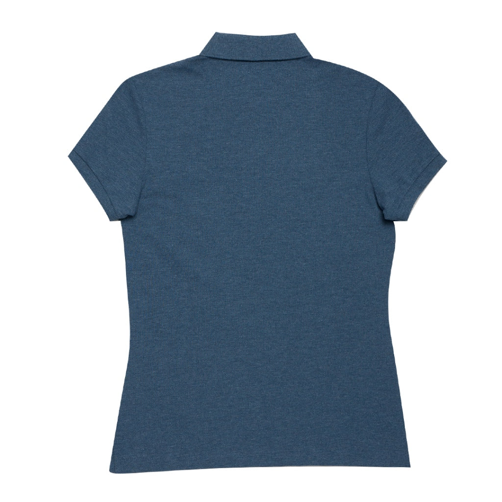 Women's Solid Polo (05312018) - 42 - Melange Midnight Haze