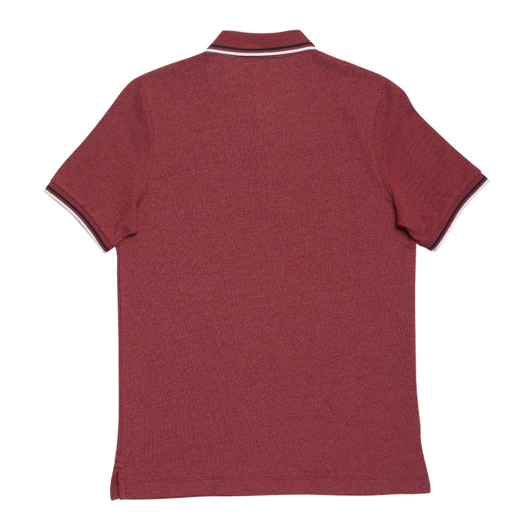 GIORDANO Women's Frog Polo (05313700) - 45 - Melange Signature Red