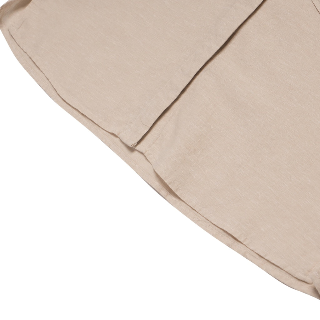Women's Cotton Linen Poplin Shirt (05344207) - 04 - Khaki