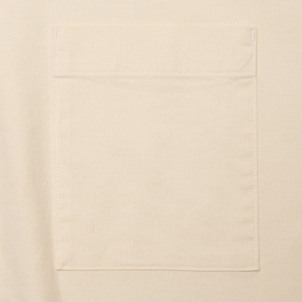 Women's Oxford Acute Collar Long Sleeves Loose Shirt (05343002) - 67 - Lemon Icing