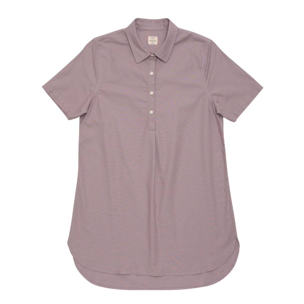 GIORDANO Women's Stretch Oxford Shirt (05344225) - 75 - Purple Dove