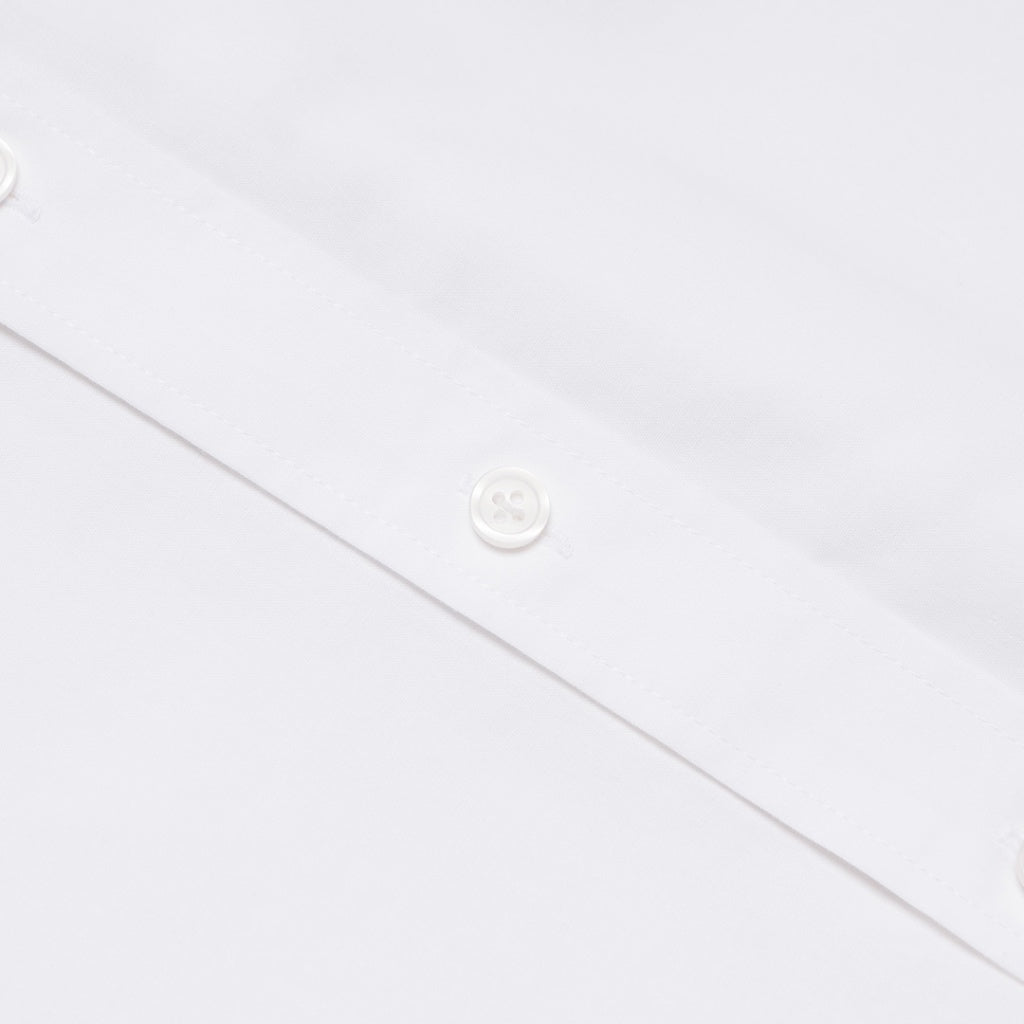 Men's Cotton Lycra Poplin Shirt (01042212) - 11 - White