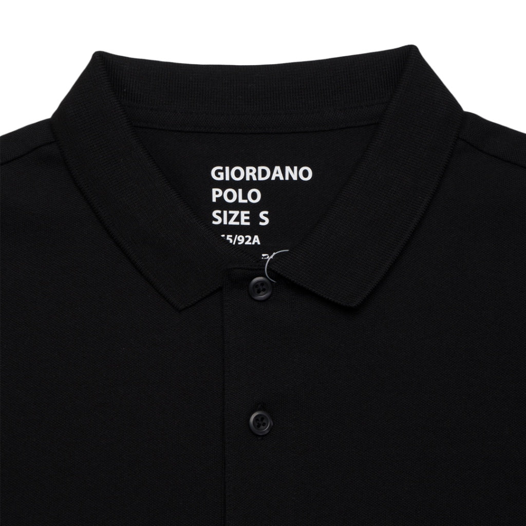 Men's Solid Polo (01012018) - 10 - Signature Black