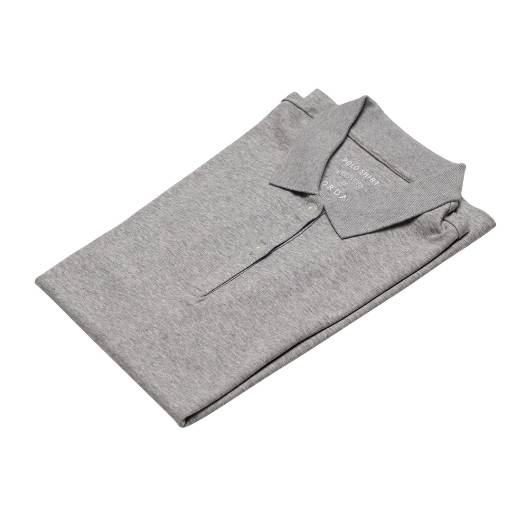 GIORDANO Women's Liquid Touch Polo (05312291) - 10 - Mid Heather Grey