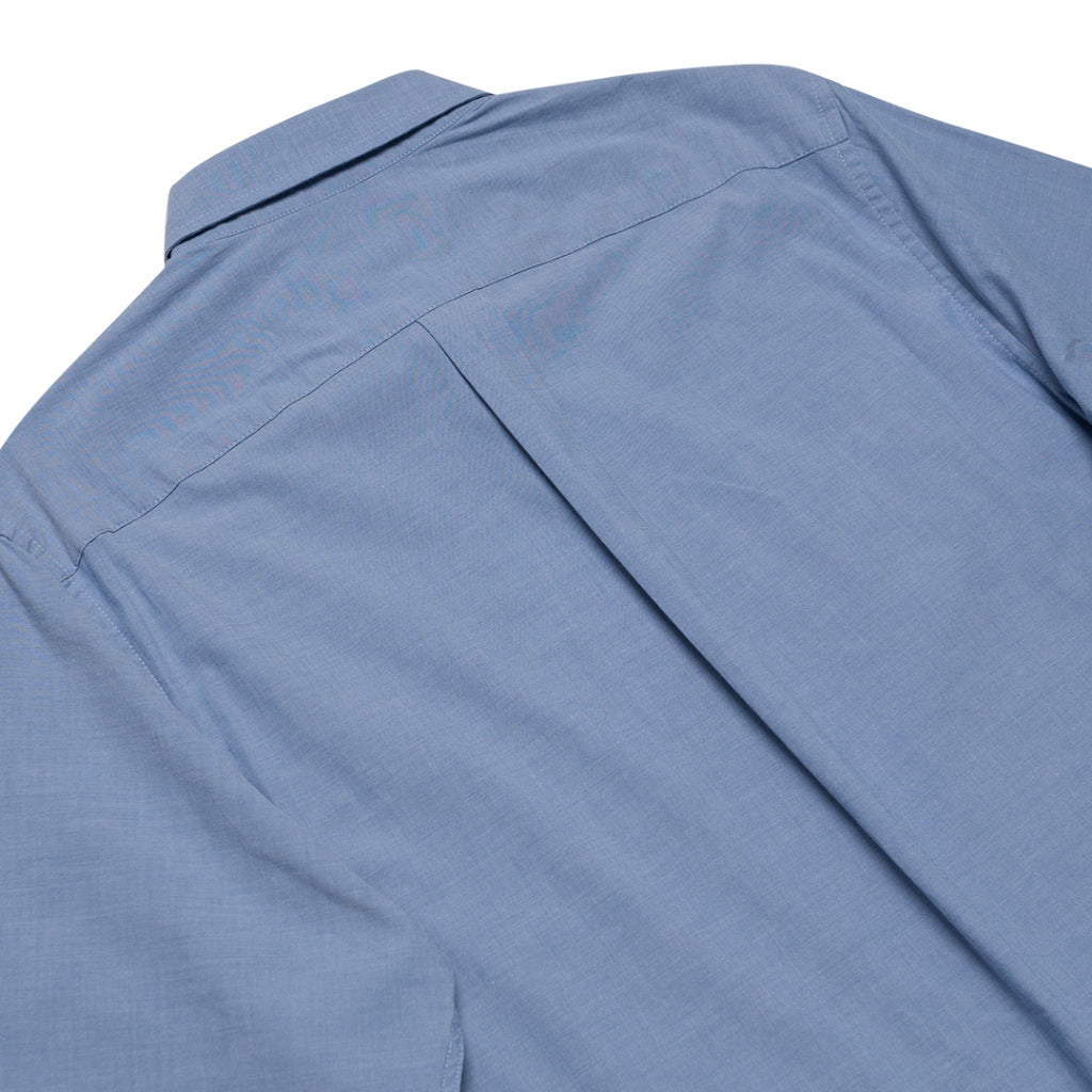 Men's Long Sleeves Pocket Shirt (01042002) - 86 - Blue