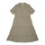 Women's Cotton Linen Short Sleeves Half Placket Dress (05464204) - 05 - Elm