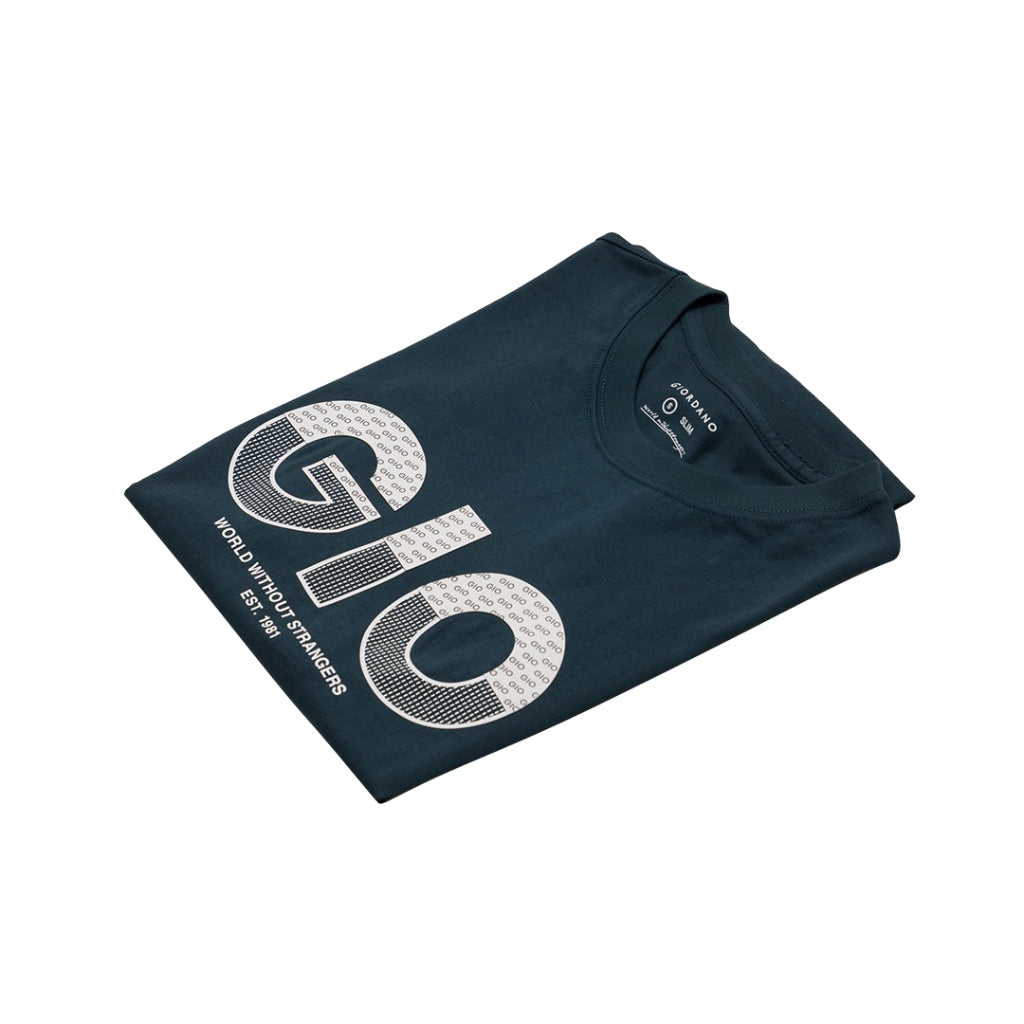 GIORDANO Men's Printed Tee (01093242) - 04 - Emerald Green