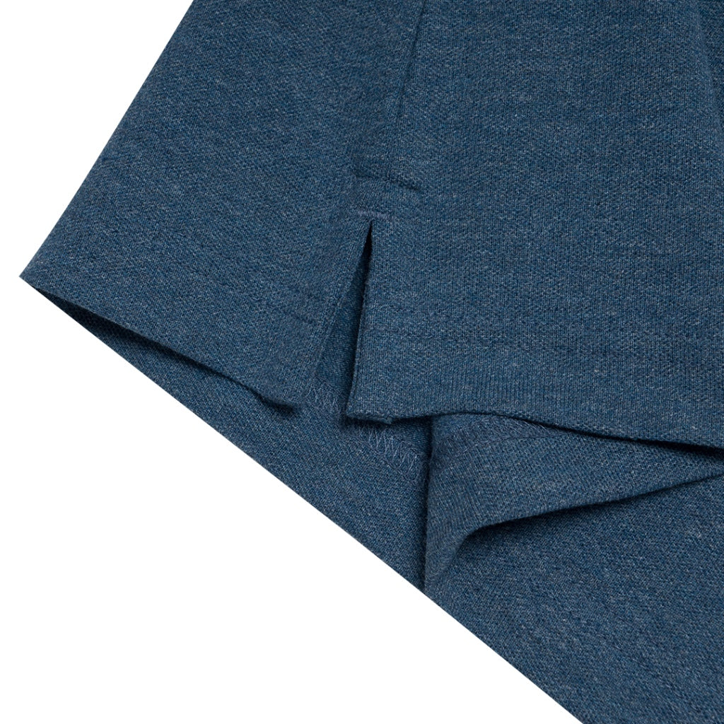 Women's Solid Polo (05312018) - 42 - Melange Midnight Haze