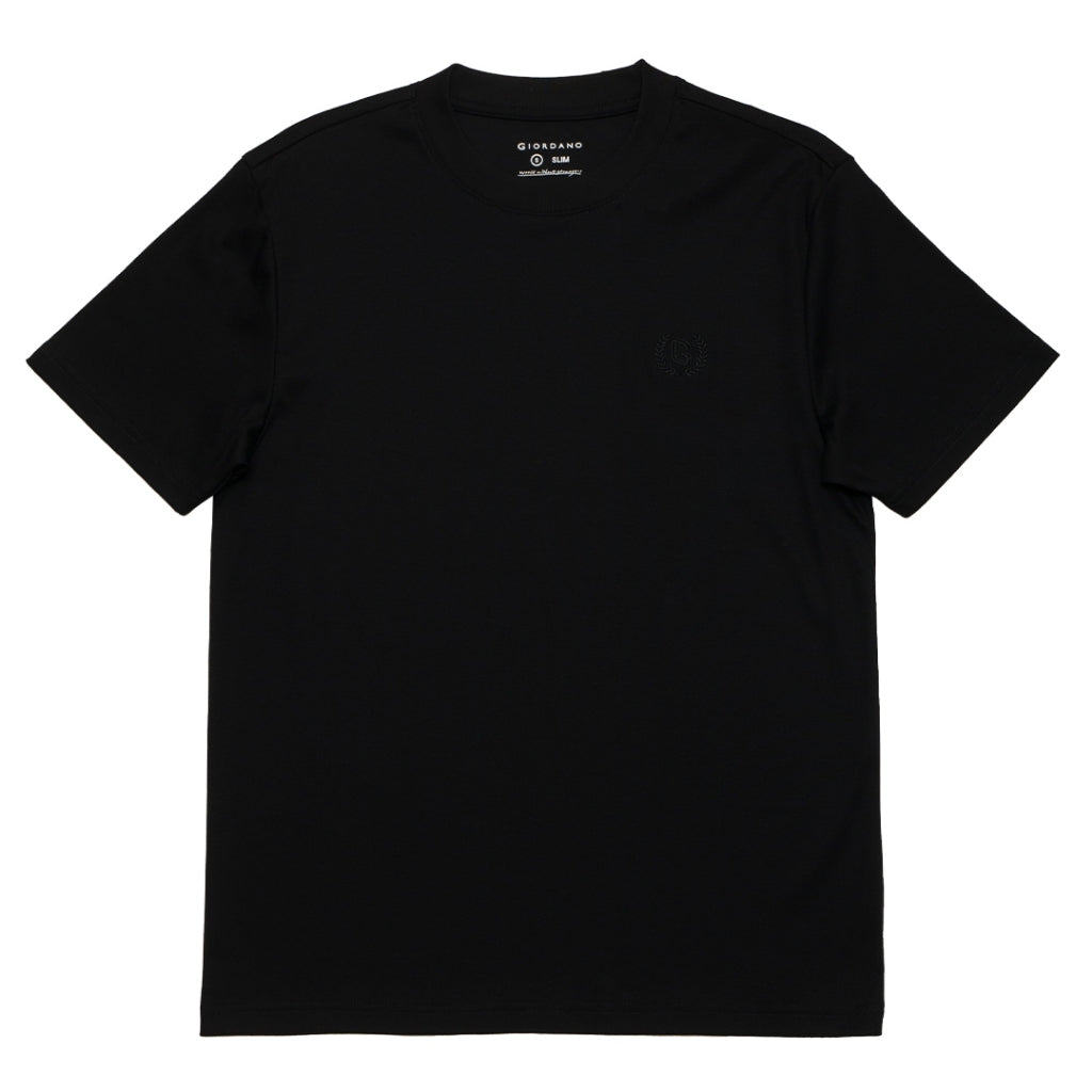 Men's Liquid Touch Crew Neck Tee (01023802) - 19 - Signature Black