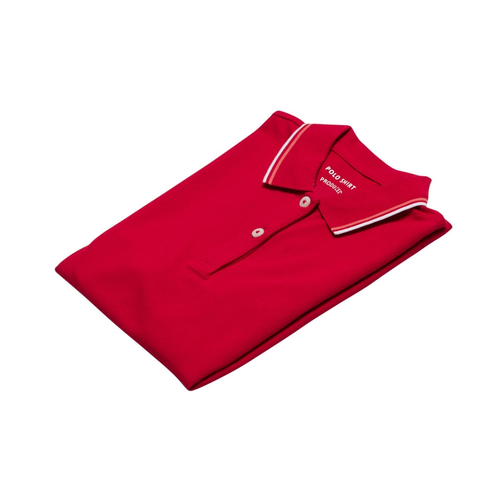 GIORDANO Women's Solid Polo (05312018) - 12 - Haute Red