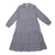 GIORDANO Women's Cotton Linen Half Placket Dress (05464203) - 08 - Blue
