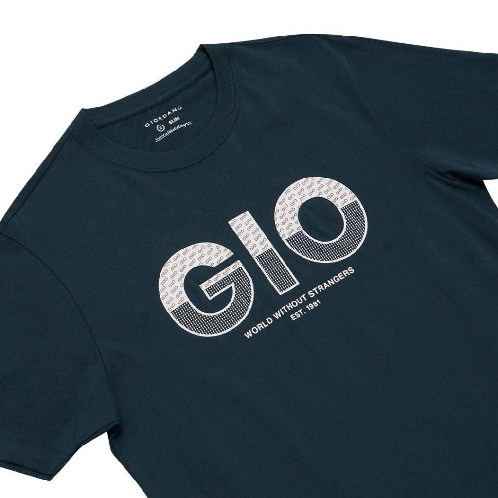 GIORDANO Men's Printed Tee (01093242) - 04 - Emerald Green