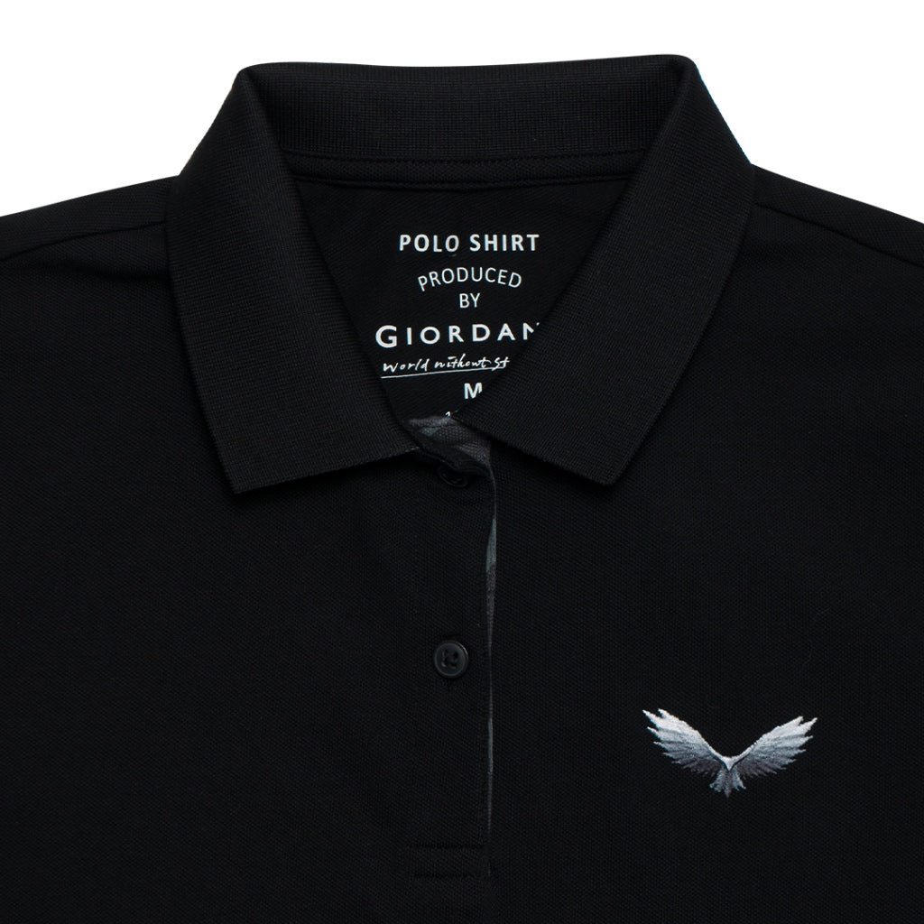 Women's Animal Head Embroidery Bold Polo (05313232) - 86 - Signature Black