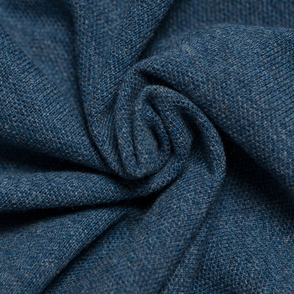 Women's Solid Polo (05312018) - 42 - Melange Midnight Haze