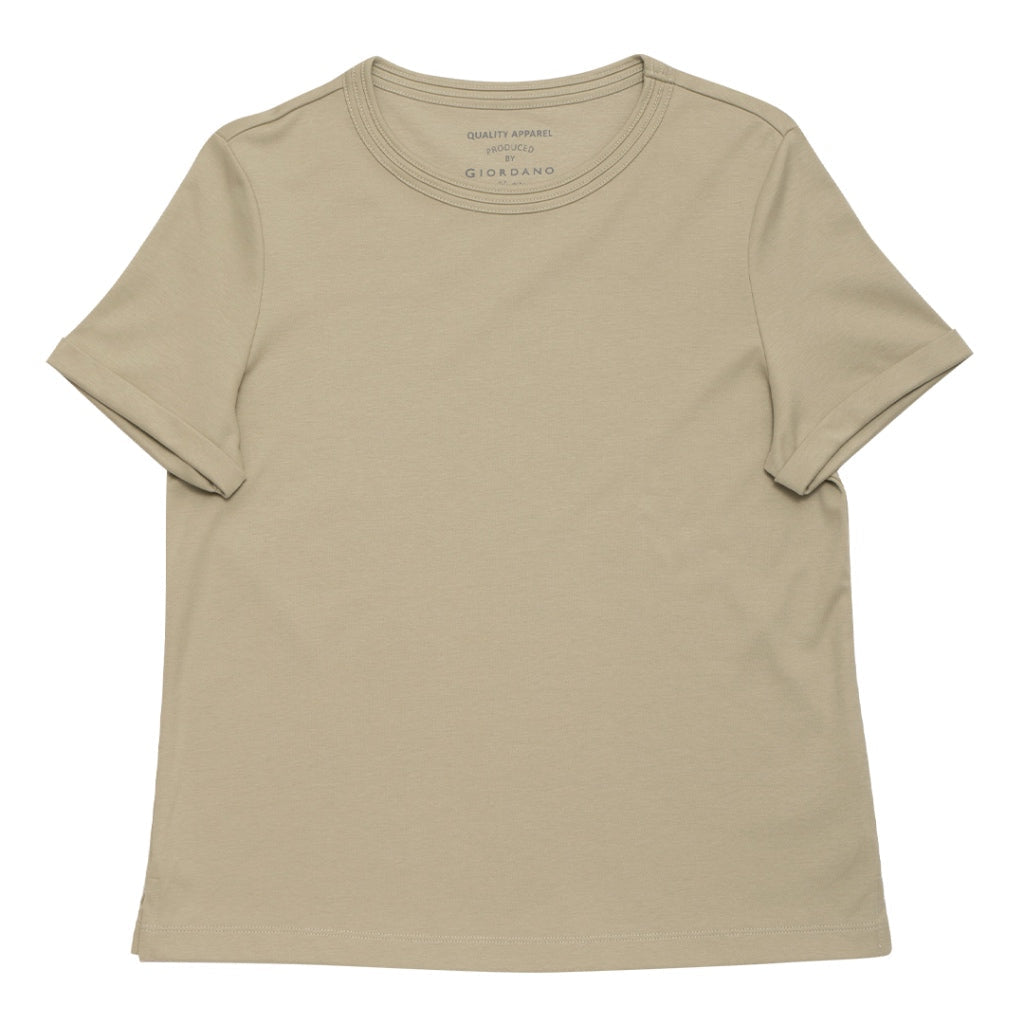 GIORDANO Women's Crew Neck Comfort Tee (05324249)