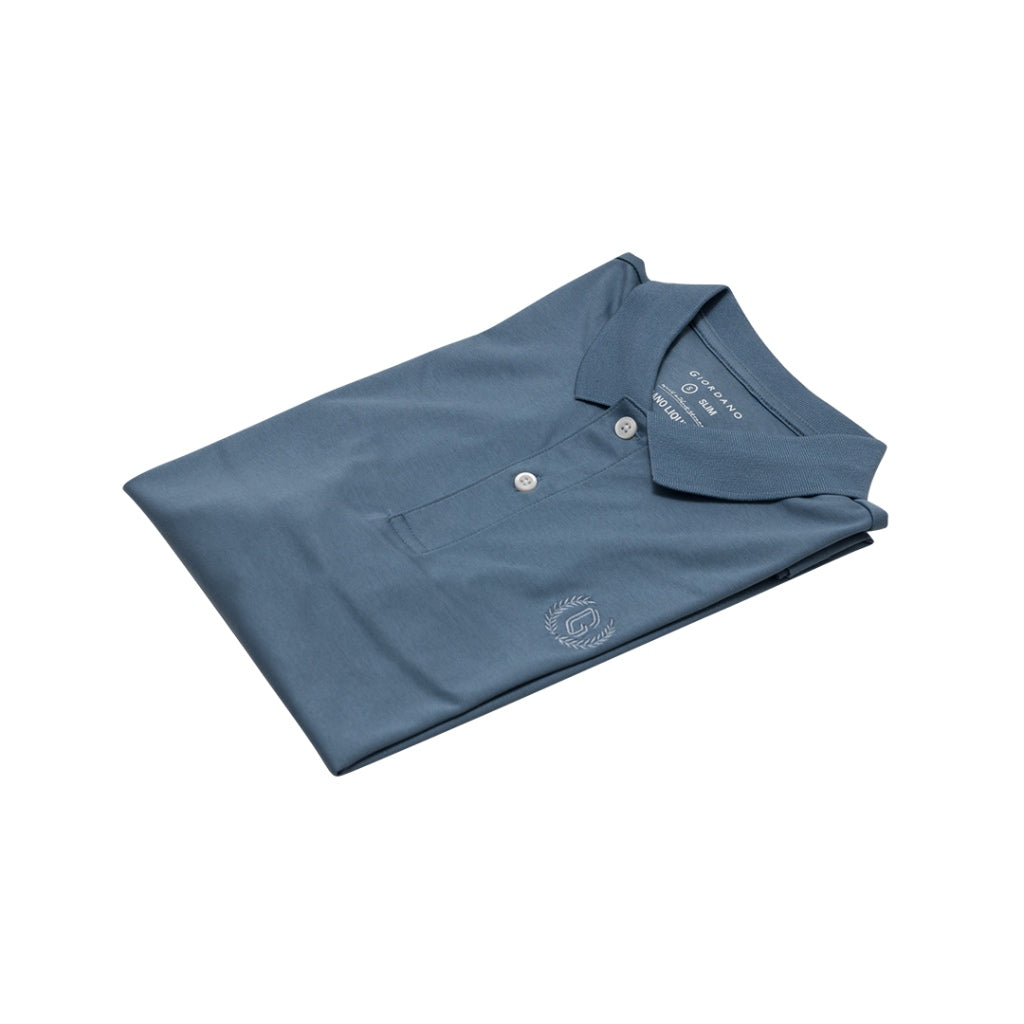 GIORDANO Men's Liquid Touch Polo (01012291) - 62 - Coronet Blue