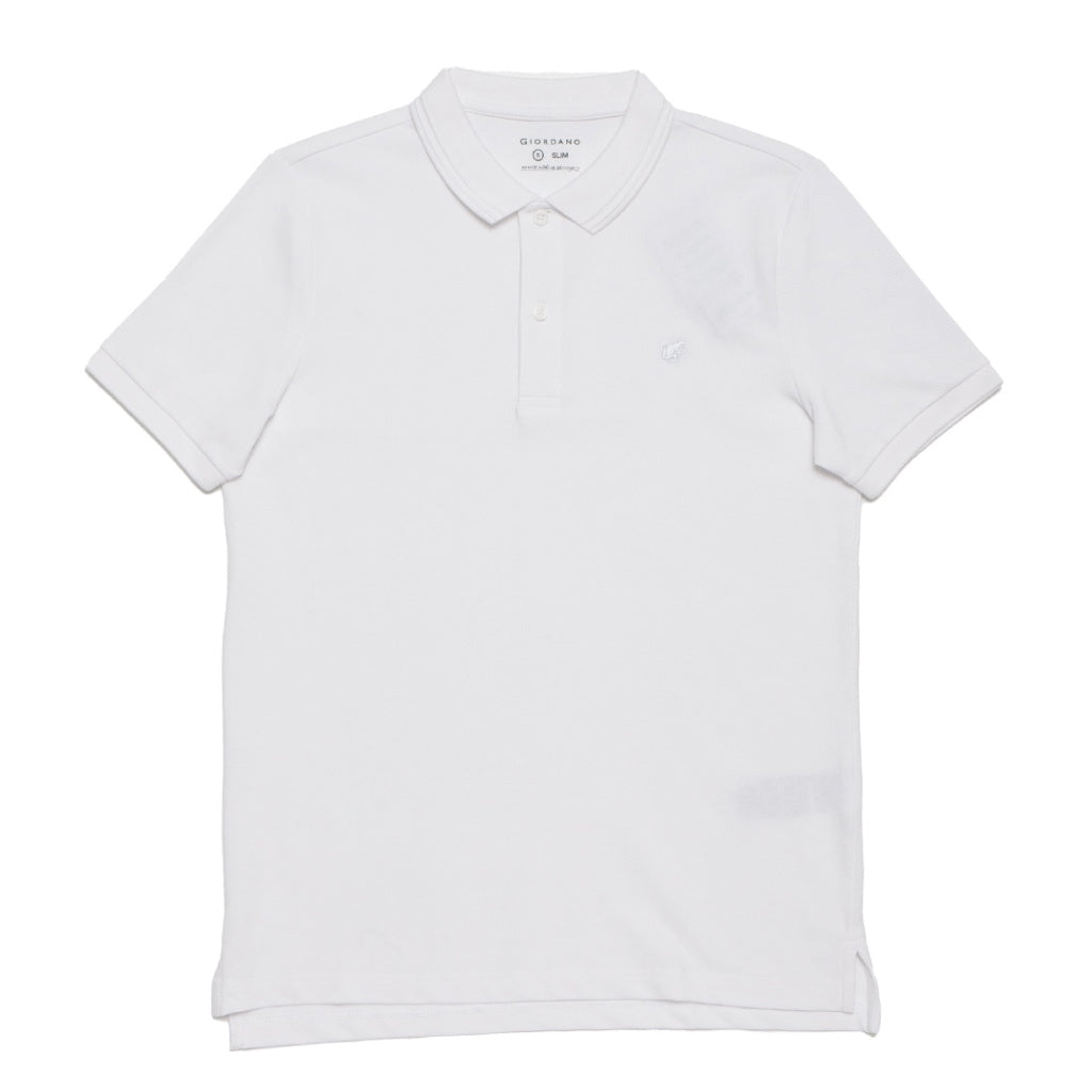 Men's Frog Polo (01014700) - 01 - Signature White