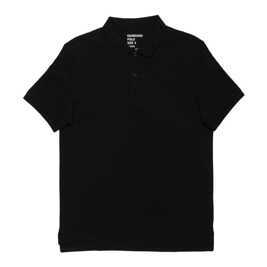 Men's Solid Polo (01012018) - 10 - Signature Black