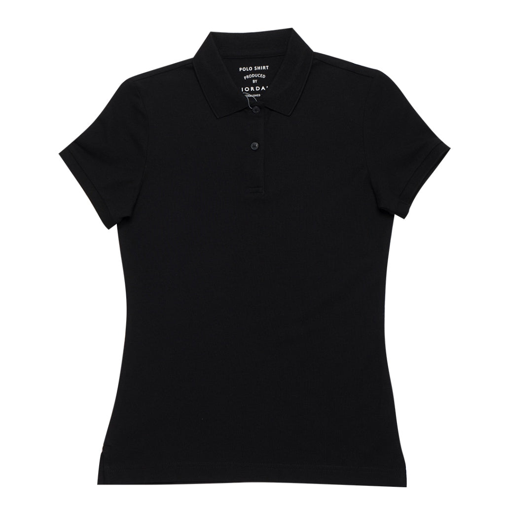 Women's Solid Polo (05312018) - 10 - Signature Black