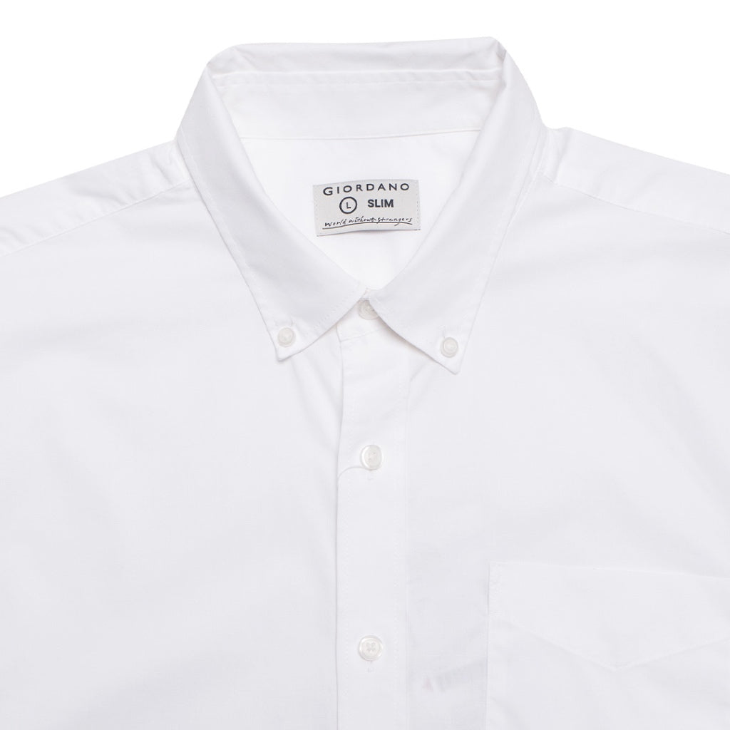 Men's Cotton Lycra Poplin Shirt (01042212) - 11 - White