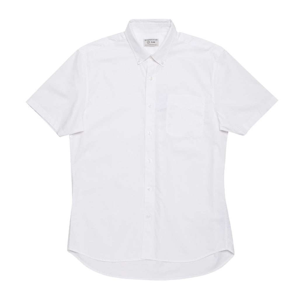 Men's Cotton Lycra Poplin Shirt (01042212) - 11 - White
