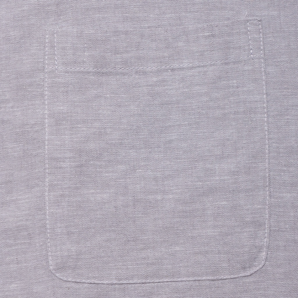Women's Cotton Linen Poplin Long Sleeves Shirt (05344201) - 10 - Grey
