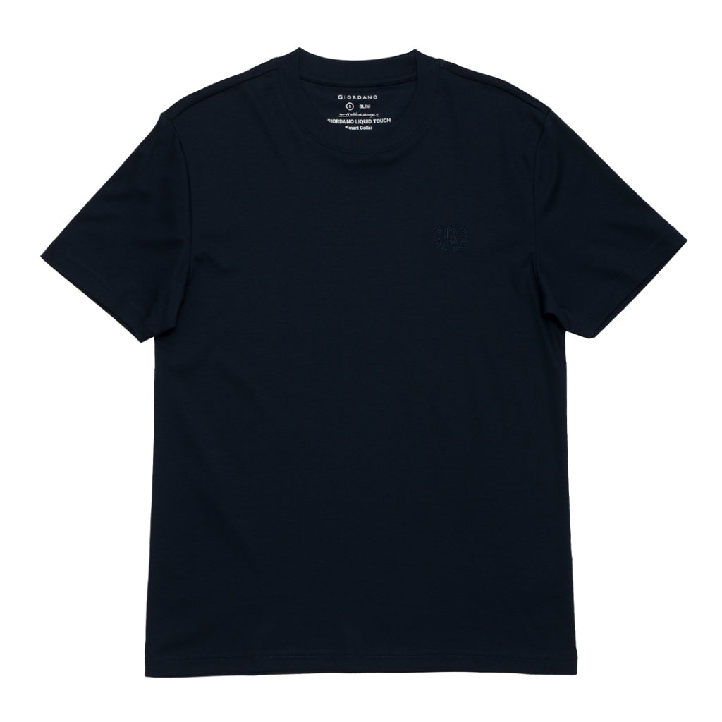 Men's Liquid Touch Crew Neck Tee (01023802) - 10 - New Navy