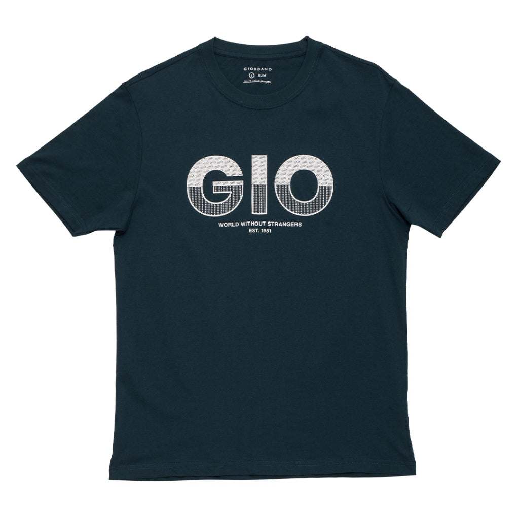 GIORDANO Men's Printed Tee (01093242) - 04 - Emerald Green