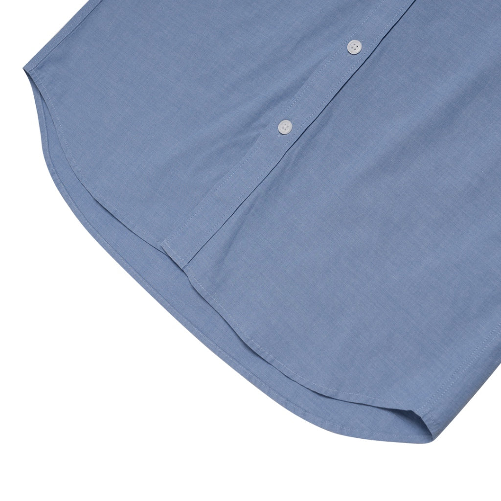 Men's Long Sleeves Pocket Shirt (01042002) - 86 - Blue